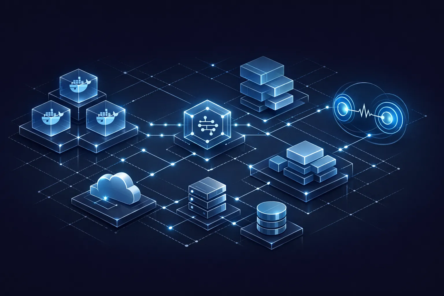 Architektur eines IoT-Systems mit Cloud-Anbindung
